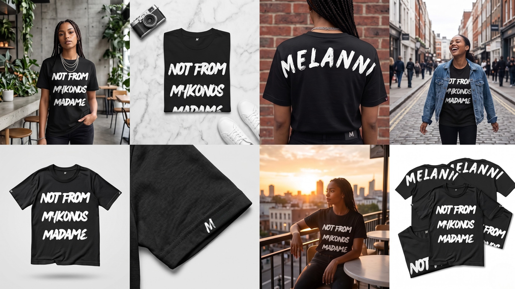 NOT FROM MYKONOS MADAME – Statement Tee