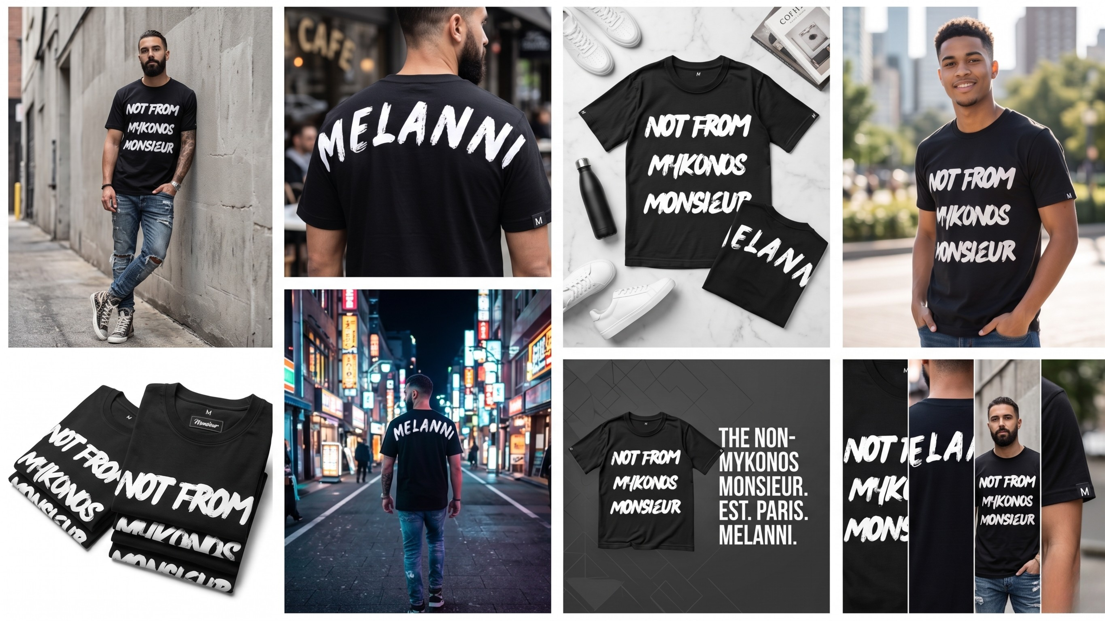 NOT FROM MYKONOS MONSIEUR – Signature Tee